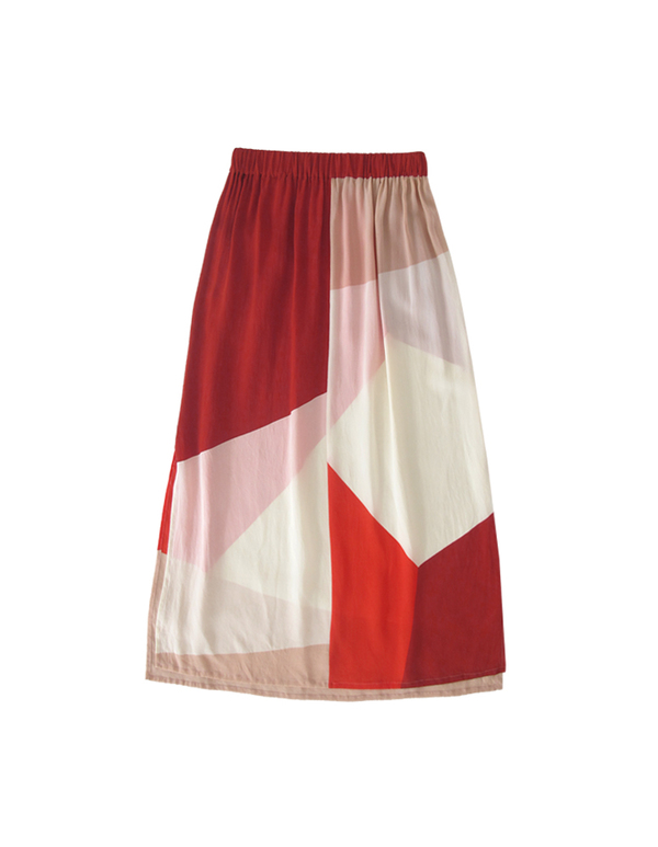 ALI GOLDEN MIDI SKIRT - REDS ALI GOLDEN MIDI SKIRT - REDS