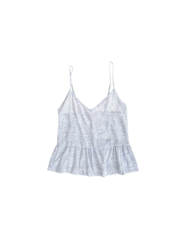 ALI GOLDEN PEPLUM TANK - SLASH PRINT ALI GOLDEN PEPLUM TANK - SLASH PRINT