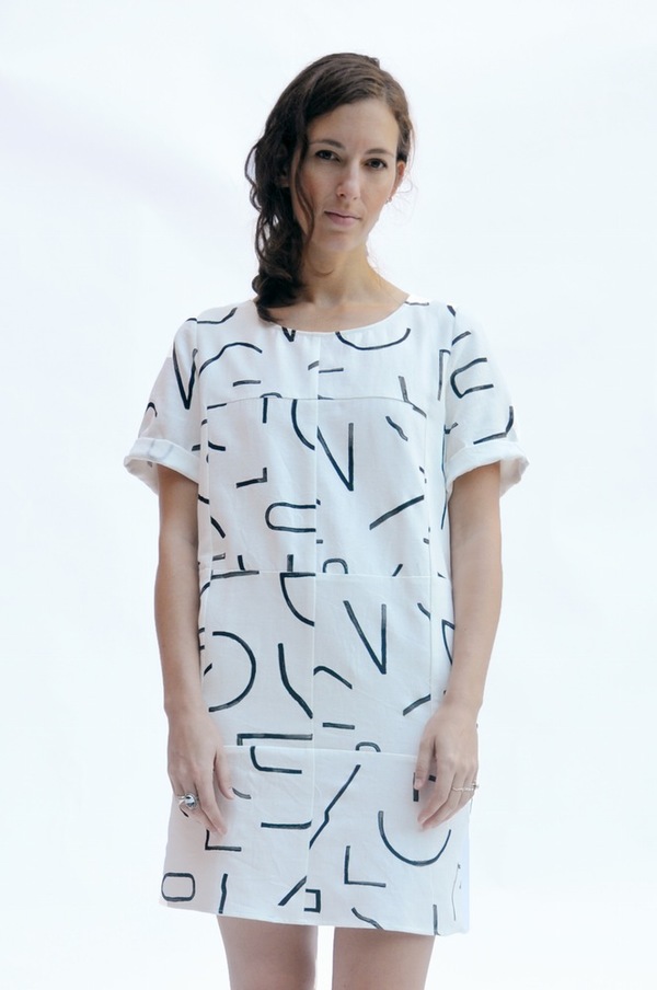 Dusen Dusen SUPER CHECK DRESS - LINES Dusen Dusen SUPER CHECK DRESS - LINES