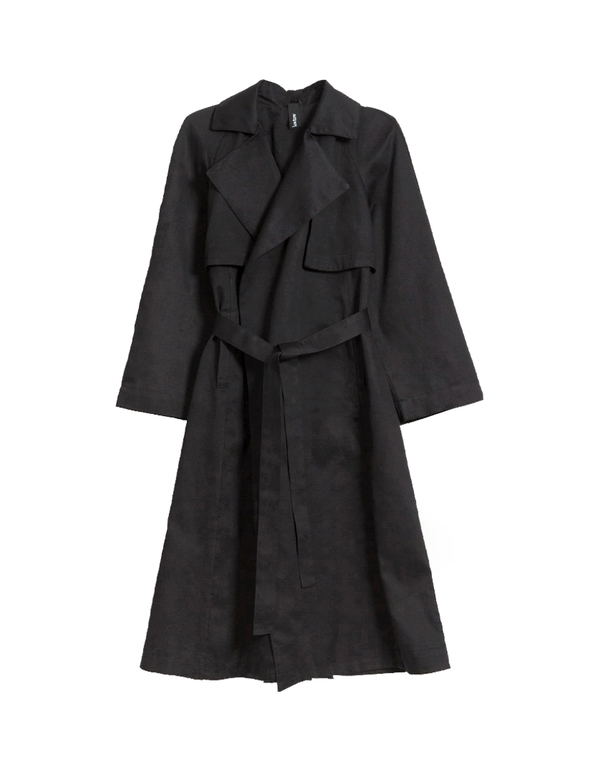 Kowtow KEEPSAKE TRENCH - BLACK Kowtow KEEPSAKE TRENCH - BLACK