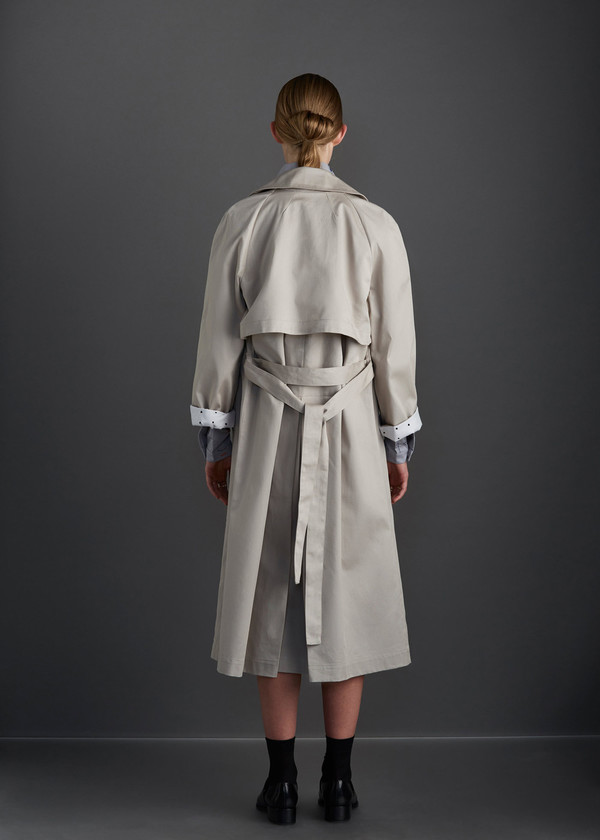 Kowtow KEEPSAKE TRENCH - BLACK Kowtow KEEPSAKE TRENCH - BLACK