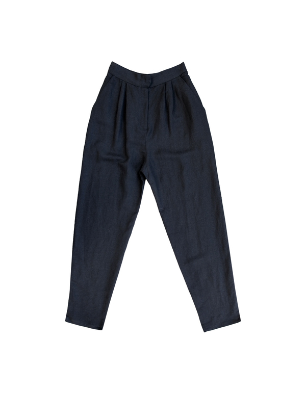 First Rite HIGH RISE TROUSER - BLACK First Rite HIGH RISE TROUSER - BLACK
