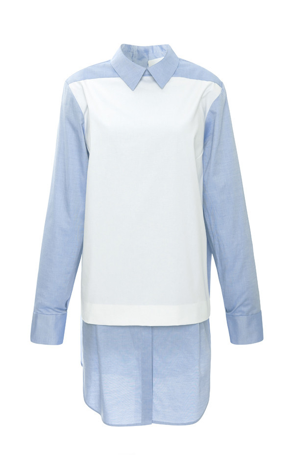 Thakoon Addition Layered Oxford Shirt Thakoon Addition Layered Oxford Shirt