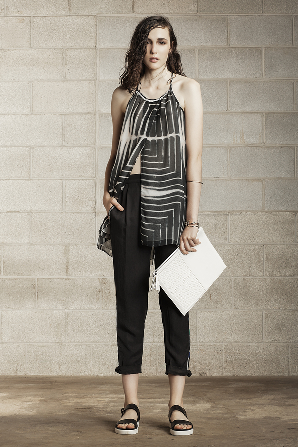 Laura Siegel Linear Printed Tank Laura Siegel Linear Printed Tank