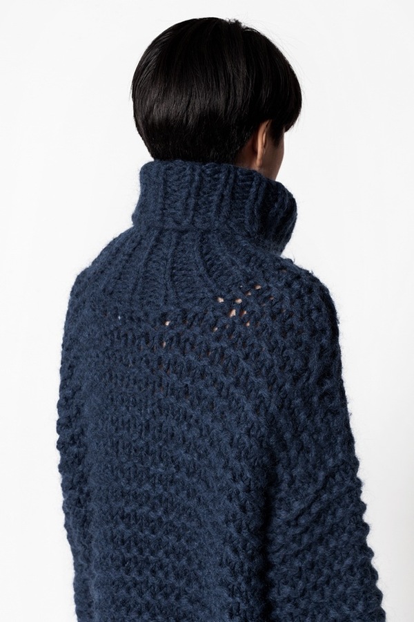 Ganni Walker St Rollneck - dress blue Ganni Walker St Rollneck - dress blue