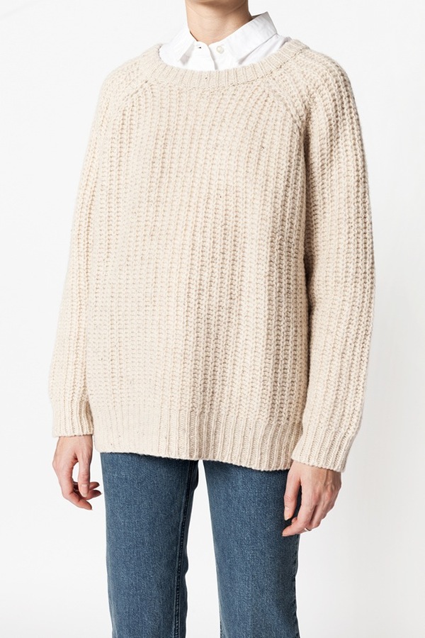 Ganni Chelsea Market Sweater - vanilla Ganni Chelsea Market Sweater - vanilla
