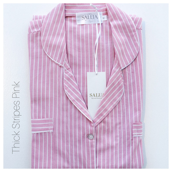 Salua Boyfriend's Shirt in Mediterranean Stripes Salua Boyfriend's Shirt in Mediterranean Stripes