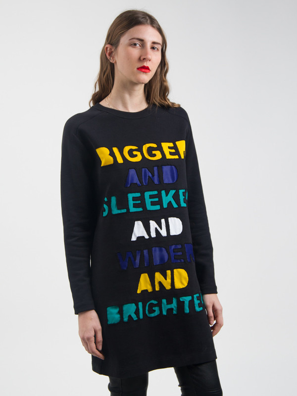 Risto Applique Sweatshirt Dress Risto Applique Sweatshirt Dress