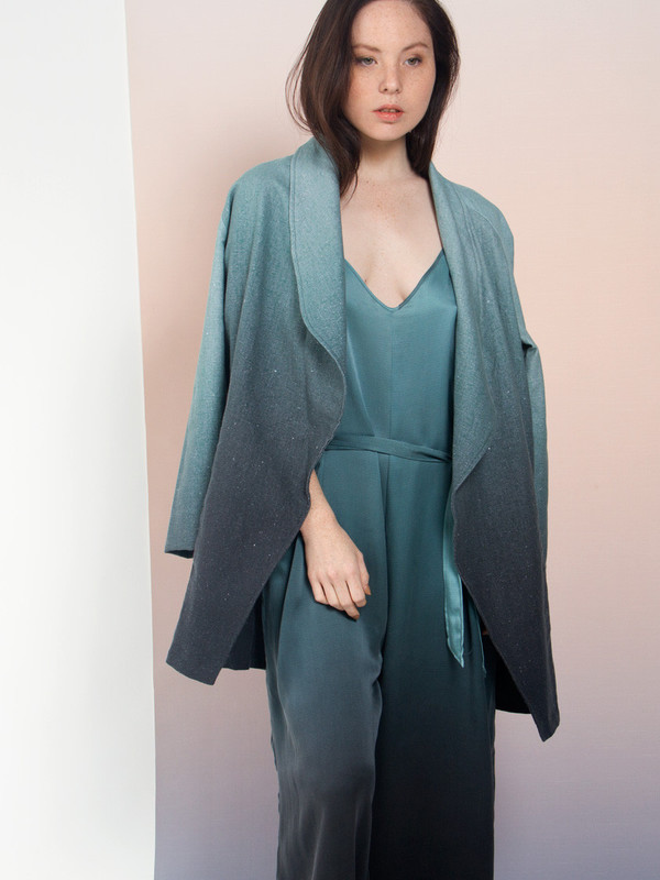 Calico x Swords-Smith x Print All Over Me Aurora Silk Jumpsuit Calico x Swords-Smith x Print All Over Me Aurora Silk Jumpsuit