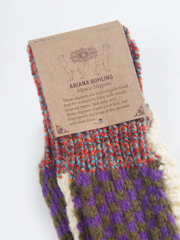Ariana Bohling Berkley Alpaca Slipper Purple Ariana Bohling Berkley Alpaca Slipper Purple
