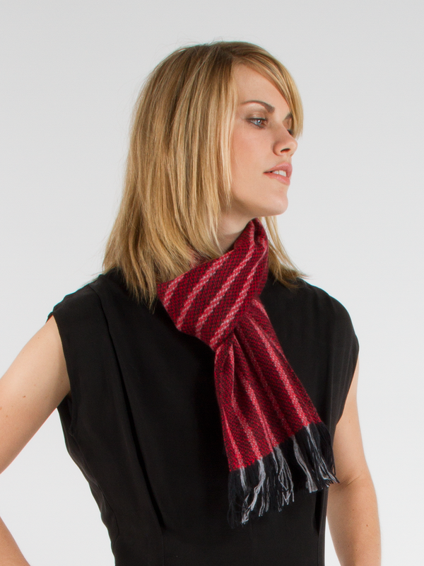 The Dunlap Weavers Calvary Cashmere Scarf The Dunlap Weavers Calvary Cashmere Scarf