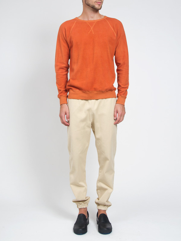 Men's Industry of All Nations Clean Sweatshirt Orange Men's Industry of All Nations Clean Sweatshirt Orange