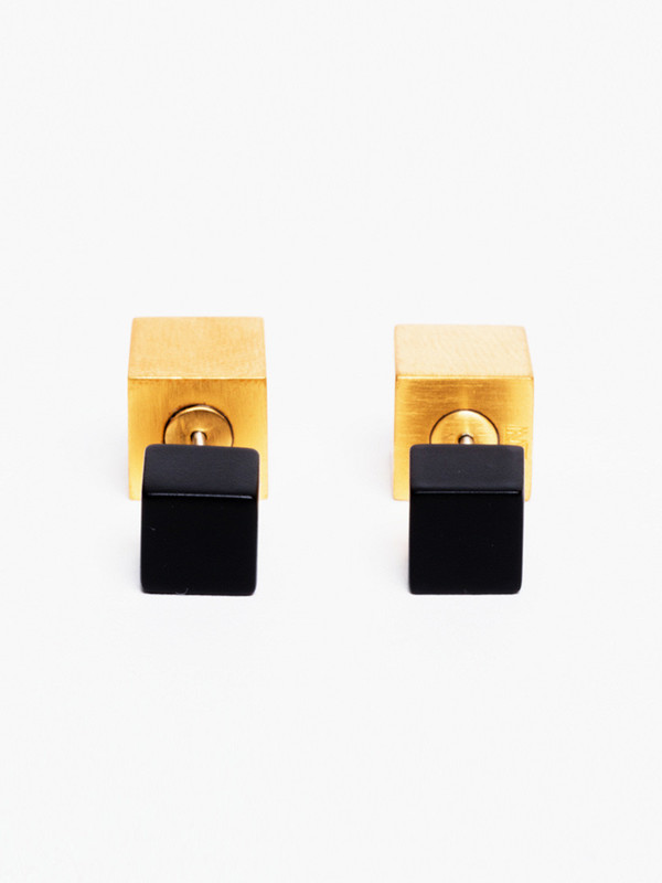 Ming Yu Wang Eclipse Earring Black Ming Yu Wang Eclipse Earring Black
