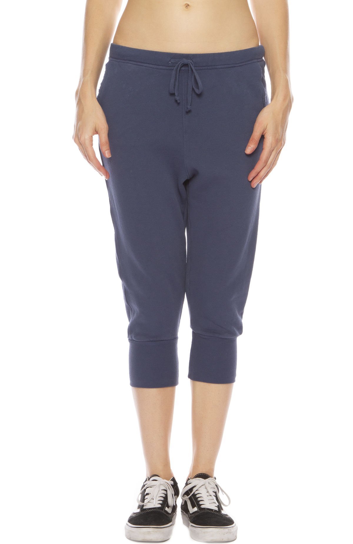 Women Frank Eileen Womens Tee Lab Cropped Pants Black Size Small Tr