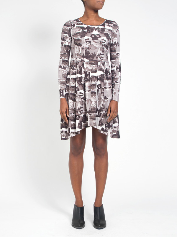 R/H Magic Moments Dress Library Print R/H Magic Moments Dress Library Print