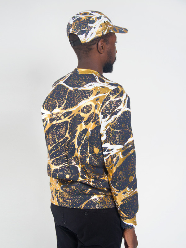 Men's Calico x Swords-Smith x Print All Over Me Night Sweatshirt Men's Calico x Swords-Smith x Print All Over Me Night Sweatshirt