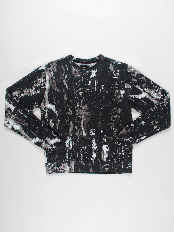 Men's Tourne de Transmission Soulages Print Sweatshirt Men's Tourne de Transmission Soulages Print Sweatshirt