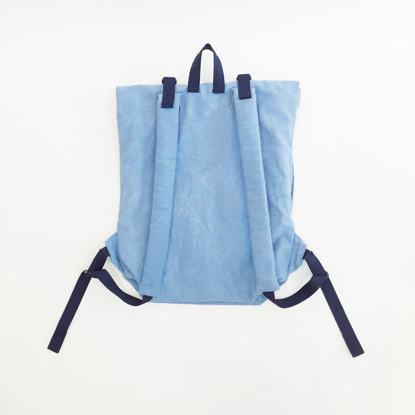 Sacs Roll Top Backpack No. 1 - Indigo Sacs Roll Top Backpack No. 1 - Indigo