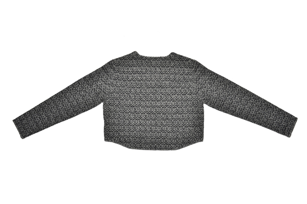 Unknown 7115 Textured Jacquard Sweater Unknown 7115 Textured Jacquard Sweater