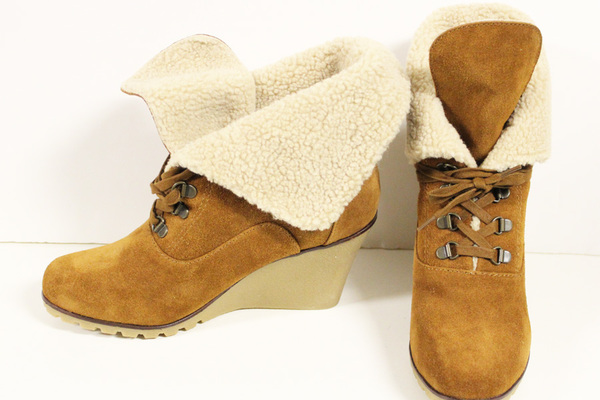 Kelsi Dagger Shearling Lined Wedge Boot Kelsi Dagger Shearling Lined Wedge Boot