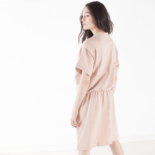 Baserange Short Sleeve Sweat Dress Baserange Short Sleeve Sweat Dress