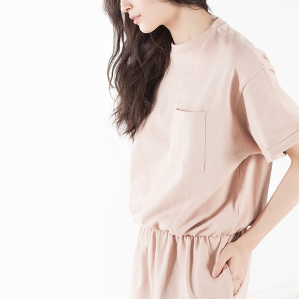 Baserange Short Sleeve Sweat Dress Baserange Short Sleeve Sweat Dress