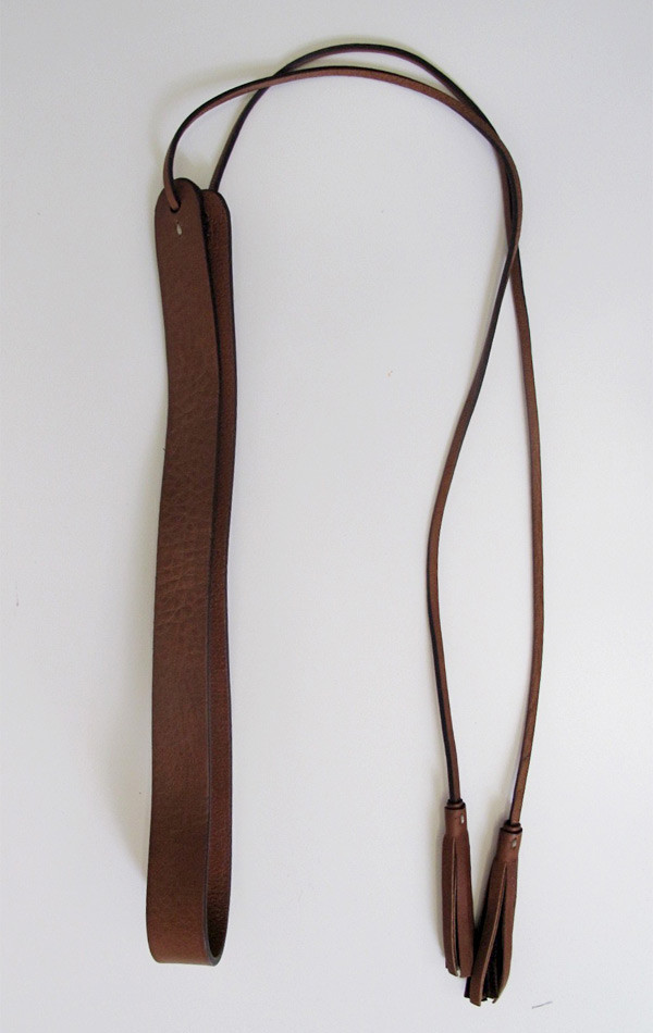 De Palma Leather Anjelica belt with tassel De Palma Leather Anjelica belt with tassel