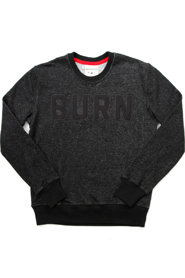 Columbiaknit BURN Women's Crew Black Columbiaknit BURN Women's Crew Black