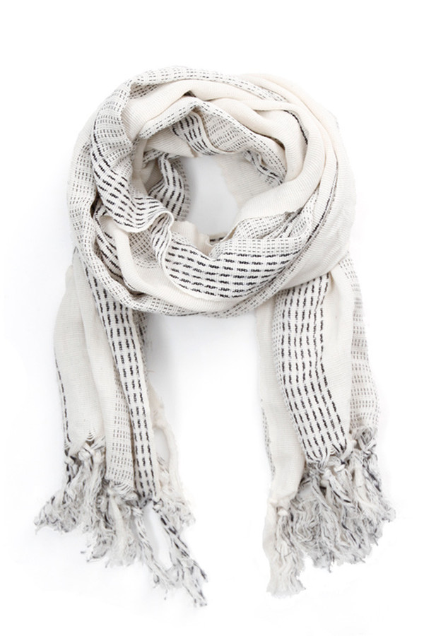 Kiriko Karu Ori White Scarf Kiriko Karu Ori White Scarf