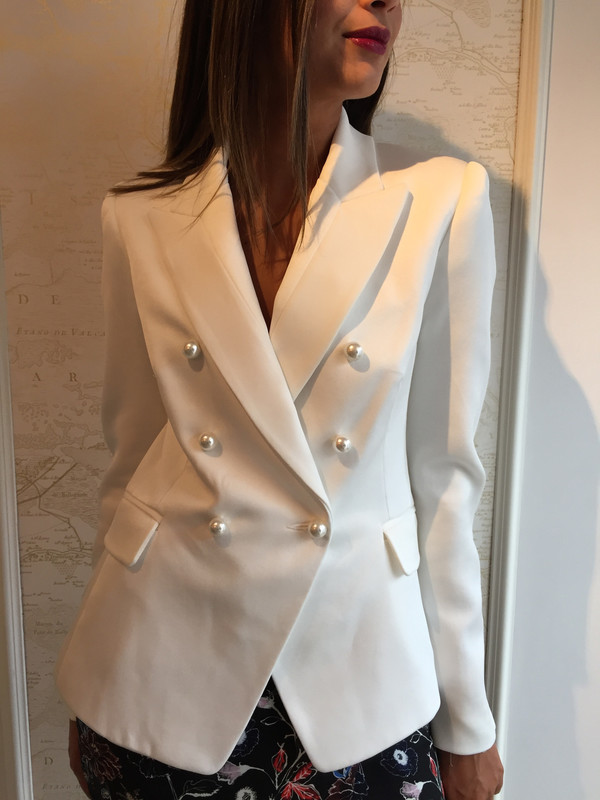 Camilla and Marc 'Past Love' Satin crepe blazer Camilla and Marc 'Past Love' Satin crepe blazer