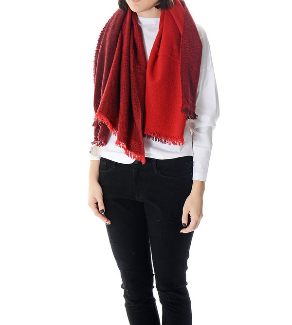 destin Red Gretta Quadra Scarf destin Red Gretta Quadra Scarf
