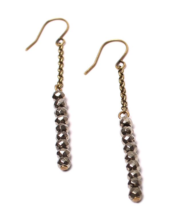 Grayling Pyrite Disc Earring Grayling Pyrite Disc Earring