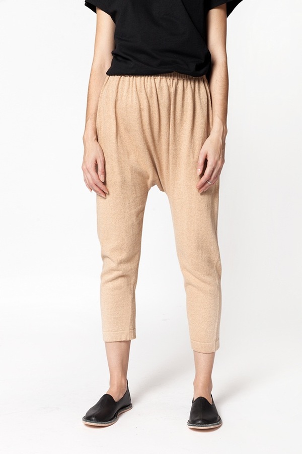 Lauren Manoogian Cropped Skinny Arch Pant - brown Lauren Manoogian Cropped Skinny Arch Pant - brown