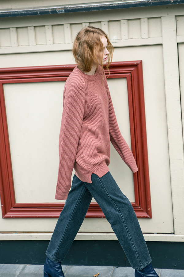 ANDERSSON BELL Raglan Oversized Sweater- Rusty Pink ANDERSSON BELL Raglan Oversized Sweater- Rusty Pink
