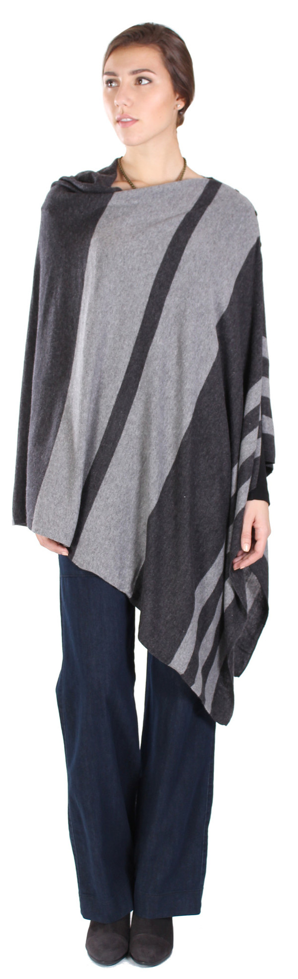 Michael Farrell Stripe Poncho Michael Farrell Stripe Poncho