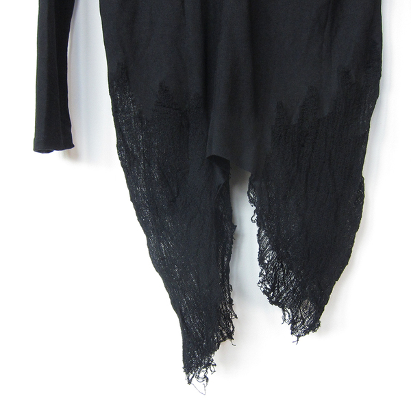 Benjamin Jay Y Shred top - black Benjamin Jay Y Shred top - black