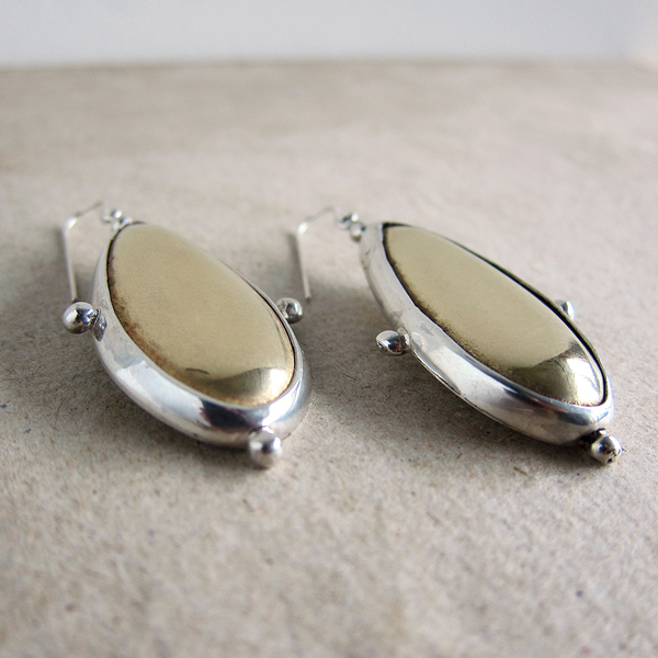 Peter Hofmeister drop dome earrings Peter Hofmeister drop dome earrings