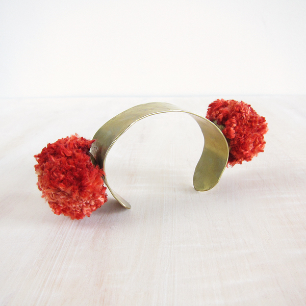 Takara pom pom cuff Takara pom pom cuff