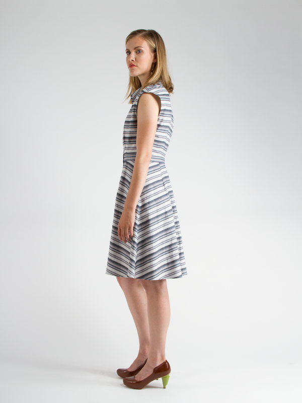 Swords-Smith Heather Blues Shirtdress Swords-Smith Heather Blues Shirtdress