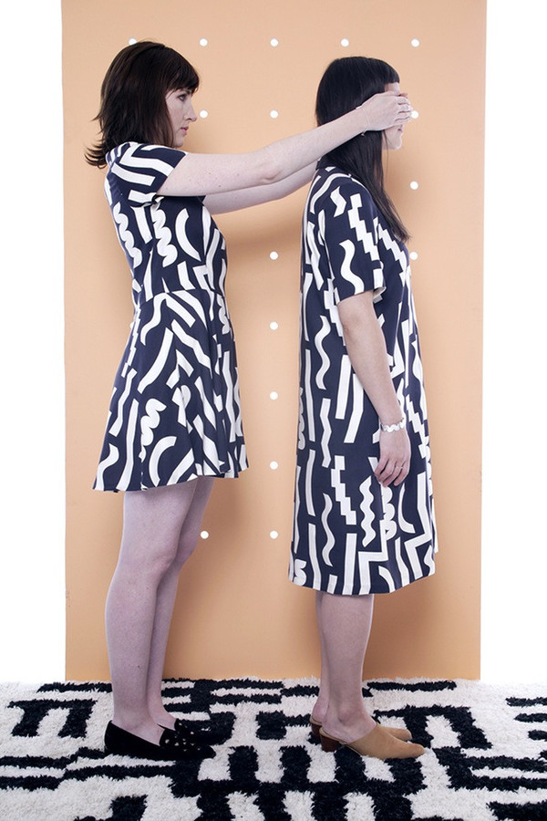 Dusen Dusen Black Slash Box Swing Dress Dusen Dusen Black Slash Box Swing Dress