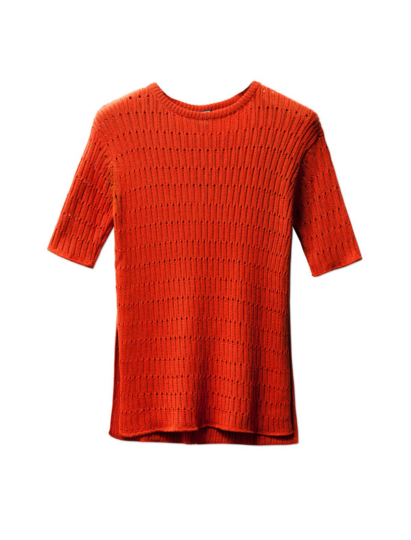1205 Side Split Knit Terracotta 1205 Side Split Knit Terracotta