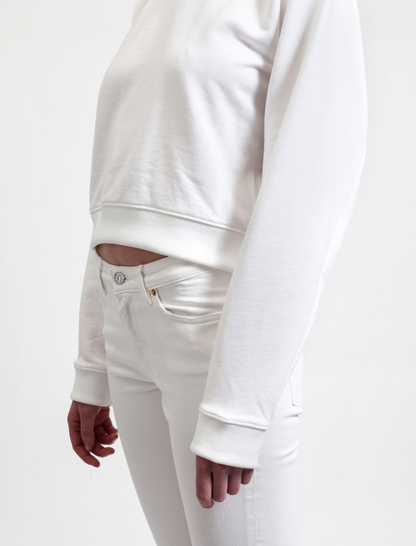 Acne Studios Bird Fleece Pearl White Acne Studios Bird Fleece Pearl White