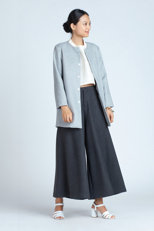 Kaarem Charcoal Cropped Pant Kaarem Charcoal Cropped Pant