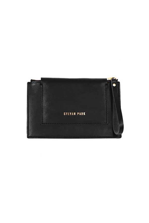Sylvan Park Leather Bidwell Mini Zip Pouch - Black Sylvan Park Leather Bidwell Mini Zip Pouch - Black