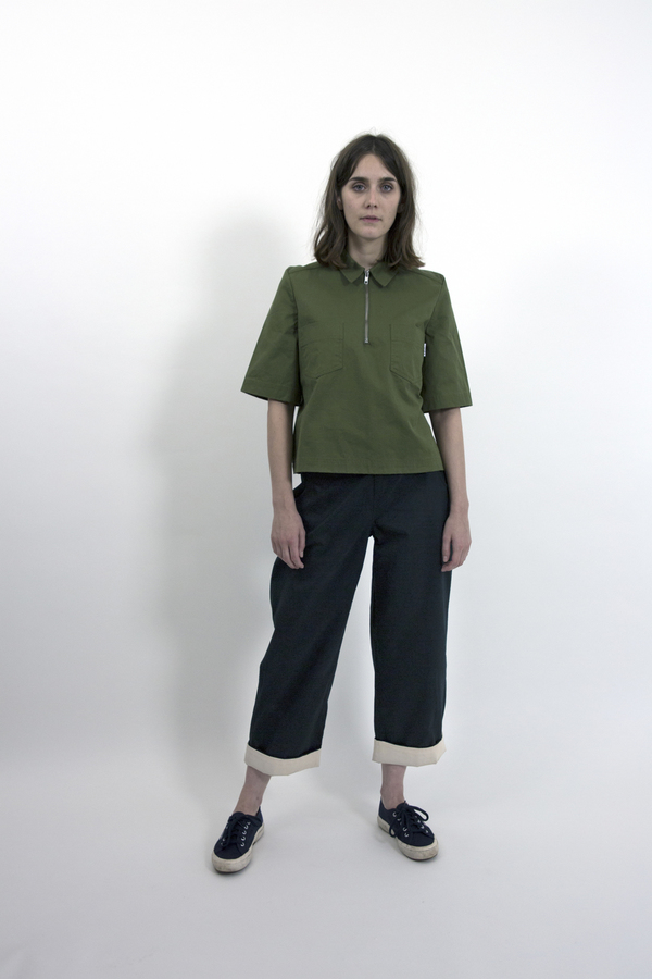 Feldt - Cotton Drill Zip Top Feldt - Cotton Drill Zip Top