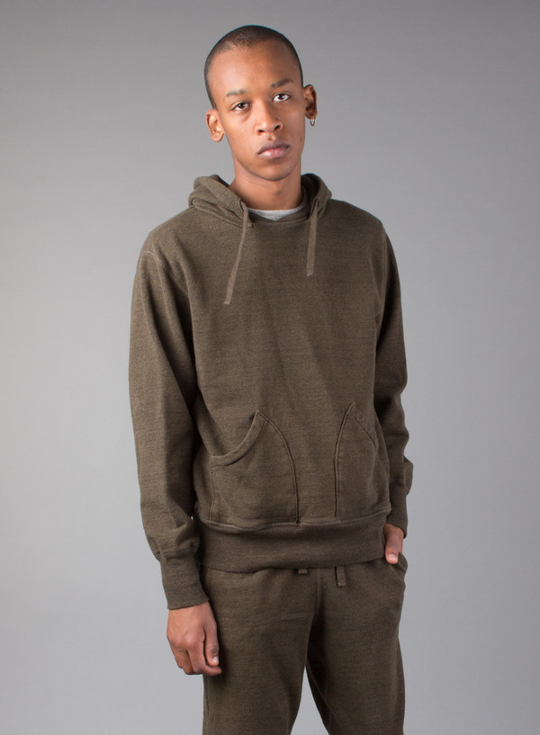 Men's National Athletic Goods 40s Pullover Parka Olive Men's National Athletic Goods 40s Pullover Parka Olive