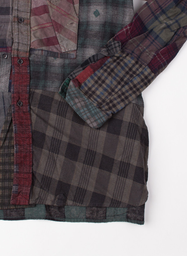 Band Collar Flannel Black Overdye (LARGE B) Band Collar Flannel Black Overdye (LARGE B)