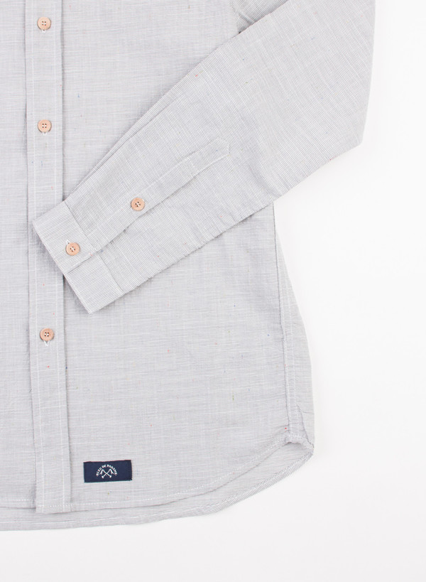 Men's Bleu De Paname Chemise Bureau Twill Stripe Acier Men's Bleu De Paname Chemise Bureau Twill Stripe Acier