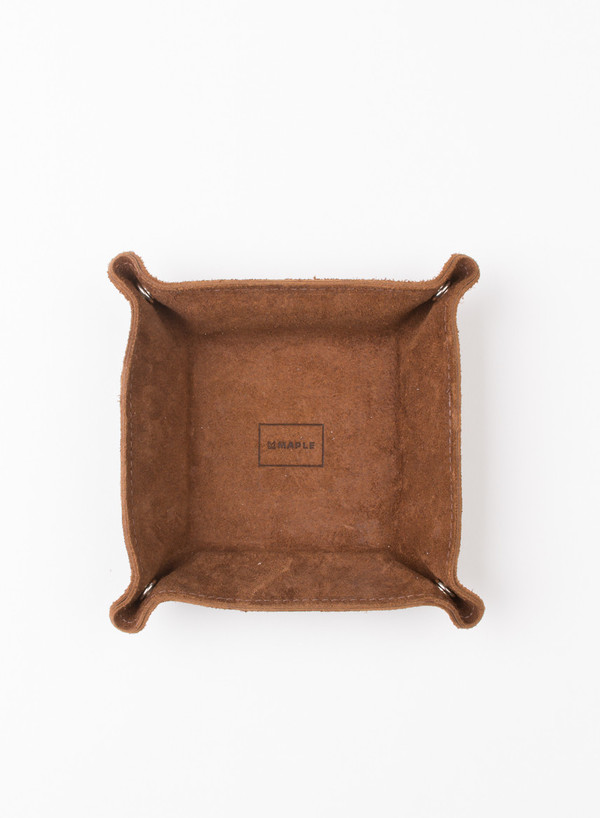 MAPLE Desk Tray Tan Leather MAPLE Desk Tray Tan Leather