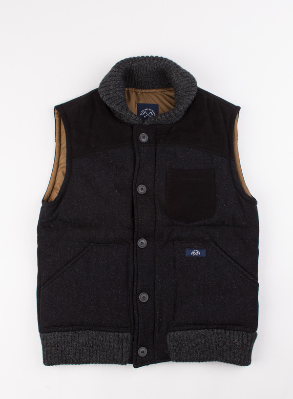 Men's Bleu De Paname Doudoune Sans Manche Noir Men's Bleu De Paname Doudoune Sans Manche Noir